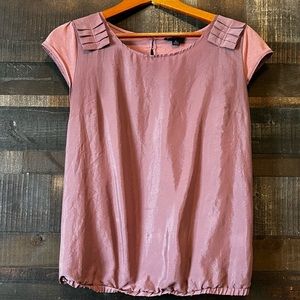 Purple short sleeve top. Banana Republic